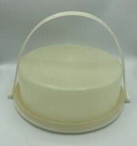 Tupperware Pie Cake Keeper Carrier 719-2 w/ Lid 720-2 &amp; Handle 624-13 Vi... - £14.70 GBP