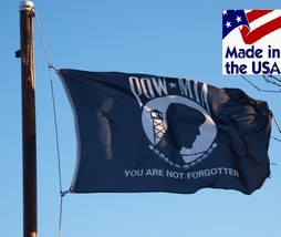 3x5 US Pow Mia You Are Non Forgotten Super-Poly in / Outdoor Bandiera USA Fatto - £14.09 GBP