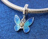 2024 Valentine&#39;s Day Release Sterling silver 2024 Butterfly Dangle Charm - $17.40