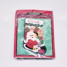 Bucilla Holiday Time Felt Applique Christmas Stocking Kit 84180- New In Package - £16.27 GBP