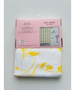 Kate Spade New York Bicolor Wispy Floral Shower Curtain White/Yellow 72&#39;... - $149.37 CAD