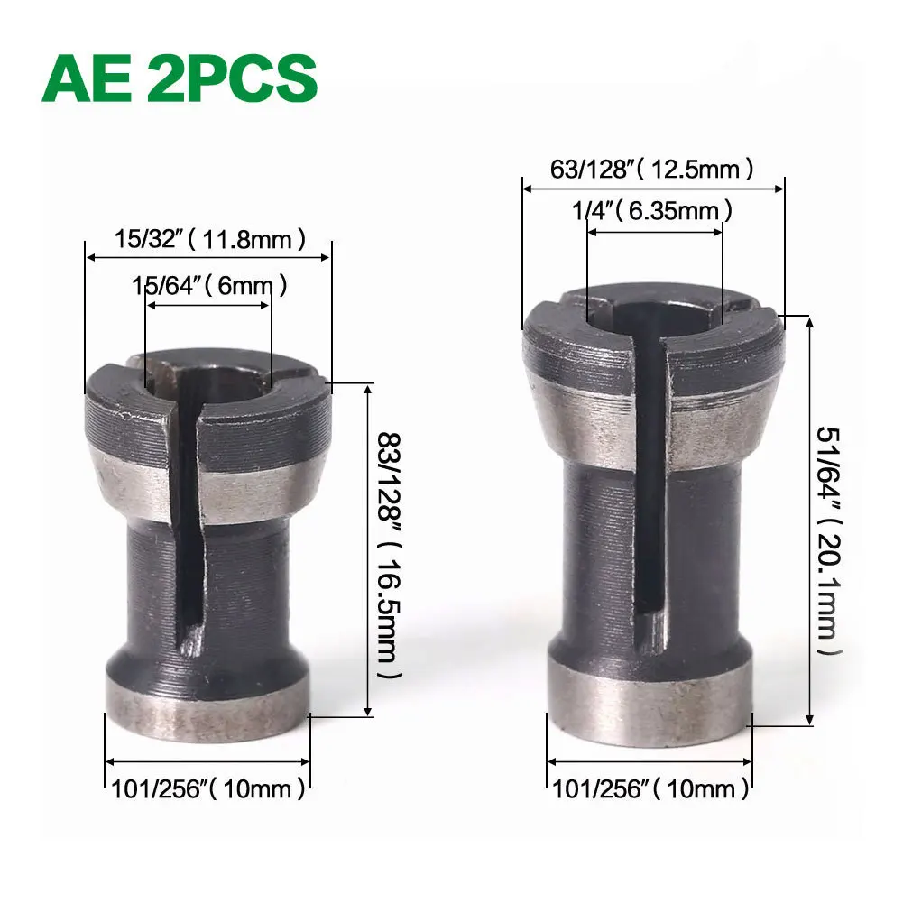 1/4&#39;&#39; 6MM 6.35MM 8MM Shank Milling Cutter Collet Chuck Engraving Tming M... - $3,031.33 MXN