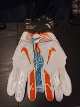 Nike NFL On-Field Miami Dolphins Vapor Jet Gloves PGF677-151 NEW 3XL - £23.41 GBP