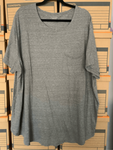 3XL Grey Distressed Pocket Tshirt-NOBO No Boundaries Short Sleeve EUC Wo... - £4.81 GBP