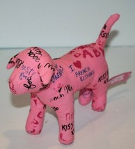 Victorias Secret PINK Dog Plush I Love French Kissing Soft Toy Puppy Stands 1986 - £10.89 GBP