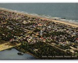Aerial View of Peninsula Daytona Beach Florida FL UNP Unused Linen Postc... - $2.92
