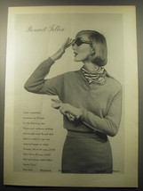 1959 Bonwit Teller Ad - Pringle Sweater and Skirt - photo by Louise Dahl... - £11.98 GBP