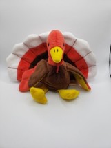 Ty Beanie Baby Gobbles the Turkey 1996 Thanksgiving Vintage Plush Toy - £11.82 GBP