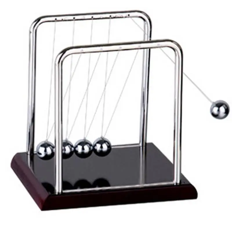 Play Newtons Cradle Steel Balance Ball Physics Science Pendulum Decoration Craft - £23.18 GBP