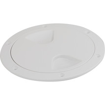 Sea-Dog Screw-Out Deck Plate - White - 4&quot; [335740-1] - £6.06 GBP