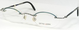 Vintage Otto Kern 9467 294 Green / Silver Eyeglasses Glasses 49-22-135mm (Notes) - $82.18