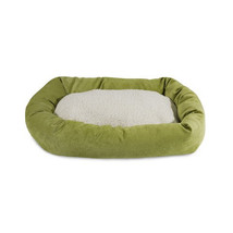 MajesticPet 32 in. Villa Sherpa Donut Pet Bed Fern - $1,725.63 MXN