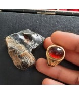 Indonesia Blue Amber Ring (Custom Accepted) for Grounding, Cleansing, He... - €591,96 EUR