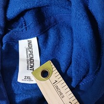 Independent Trading Co FLASH POINT Men's Blue Full Zip Hoodie Jacket 2XL image 4
