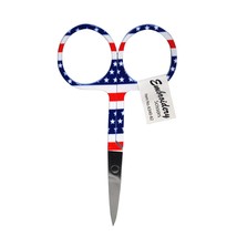 3-3/4 Inch Stars and Stripes Embroidery Scissors - £5.54 GBP