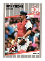 1989 Fleer #84 Rick Cerone Boston Red Sox - $1.60