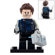 Bucky (Falcon Winter Soldier) Marvel Superhero Lego Compatible Minifigure Bricks - £2.39 GBP