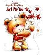 Sending Happy Birthday Wishes - Juvenile Birthday Greeting Card - 01049 - $2.79
