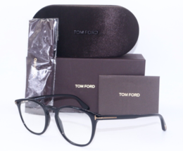 Brand New Tom Ford Tf 5401-A 01V Black Gold Authentic Frames Eyeglasses 51-20 - £261.58 GBP