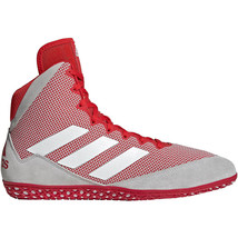 Adidas | FZ5382 | Mat Wizard 5 | Red/Grey/White Wrestling Shoes | 2021 Release - £87.16 GBP