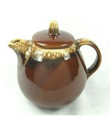 Vintage Hull Pottery Brown Drip Glaze Teapot Oven Proof Tea Pot with Lid... - £23.97 GBP