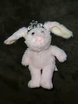 Greenbrier International Inc Stuffed Plush Pink Bunny Rabbit Crown Tiara  - £38.71 GBP