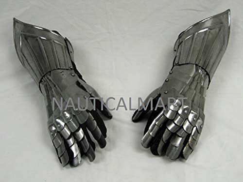 Medieval Armor Halloween Costume Gauntlet Gloves Armor Handguard By NauticalMart