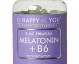 BE HAPPY BE YOU MELATONIN + B6, 90 Gummies Raspberry Flavor, - £19.52 GBP