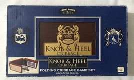 Front Porch Classics Knob &amp; Heel Cribbage Game New Free Shipping - £17.63 GBP
