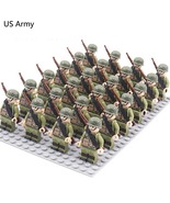 24pcs/Lot Military Soldiers Building Blocks Set Action Figures Bricks To... - £18.17 GBP