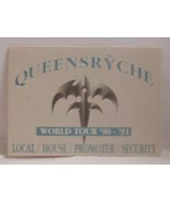 QUEENSRYCHE - VINTAGE ORIGINAL CONCERT TOUR CLOTH BACKSTAGE PASS - £7.52 GBP
