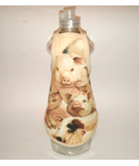 Pig Pigs Piglets Swine Multi allover Decorative Soap Bottle Dish Apron 1PC - $4.78