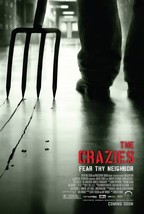 THE CRAZIES  11X17 ORIGINAL MINI MOVIE POSTER  NEAR MINT CONDITION  2010... - $93.20 MXN