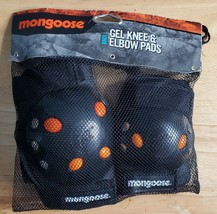 Mongoose Youth BMX Bike Gel Knee and Elbow Pad Set, Multi-Sport Protective Gear - £12.78 GBP
