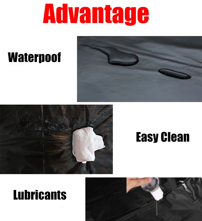 House Home Home Bed Sheet for Lubricants Waterproof ,Wetlook Mature Wet Play Hig - £31.29 GBP