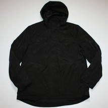 Kenneth Cole New York Men&#39;s Nylon Blend Hooded Black Jacket size L - £23.88 GBP