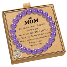 Mothers Day Gifts for Mom from Daughter, Mom Bracelet Gifts as Birthday Gifts fo - £16.91 GBP