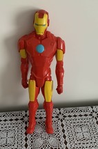 Mattel 2015 Iron Man Poseable Action Figure 12 Inch Marvel Avengers Titan Heroes - £9.57 GBP
