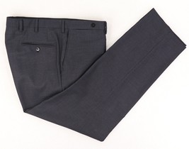 Eidos Napoli Dress Pant Mens 35 X 30  Blue Black Puppytooth 100% Wool Isaia - $55.85