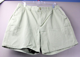 Architect Shorts Mens Size 36 Green Pockets 100% Cotton Pull On Zipper Button - £7.41 GBP