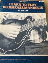 Mel Bay&#39;s Imparare A Play Bluegrass Mandolin Da Bud Orr - £8.46 GBP