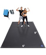 Extra Large Exercise Mat 9&#39; X 6&#39; X 7Mm, High-Density Workout Mats For Ho... - £264.41 GBP