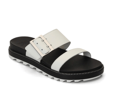 Sorel Roaming Buckle Slide Sandal White 8.5 - $48.60