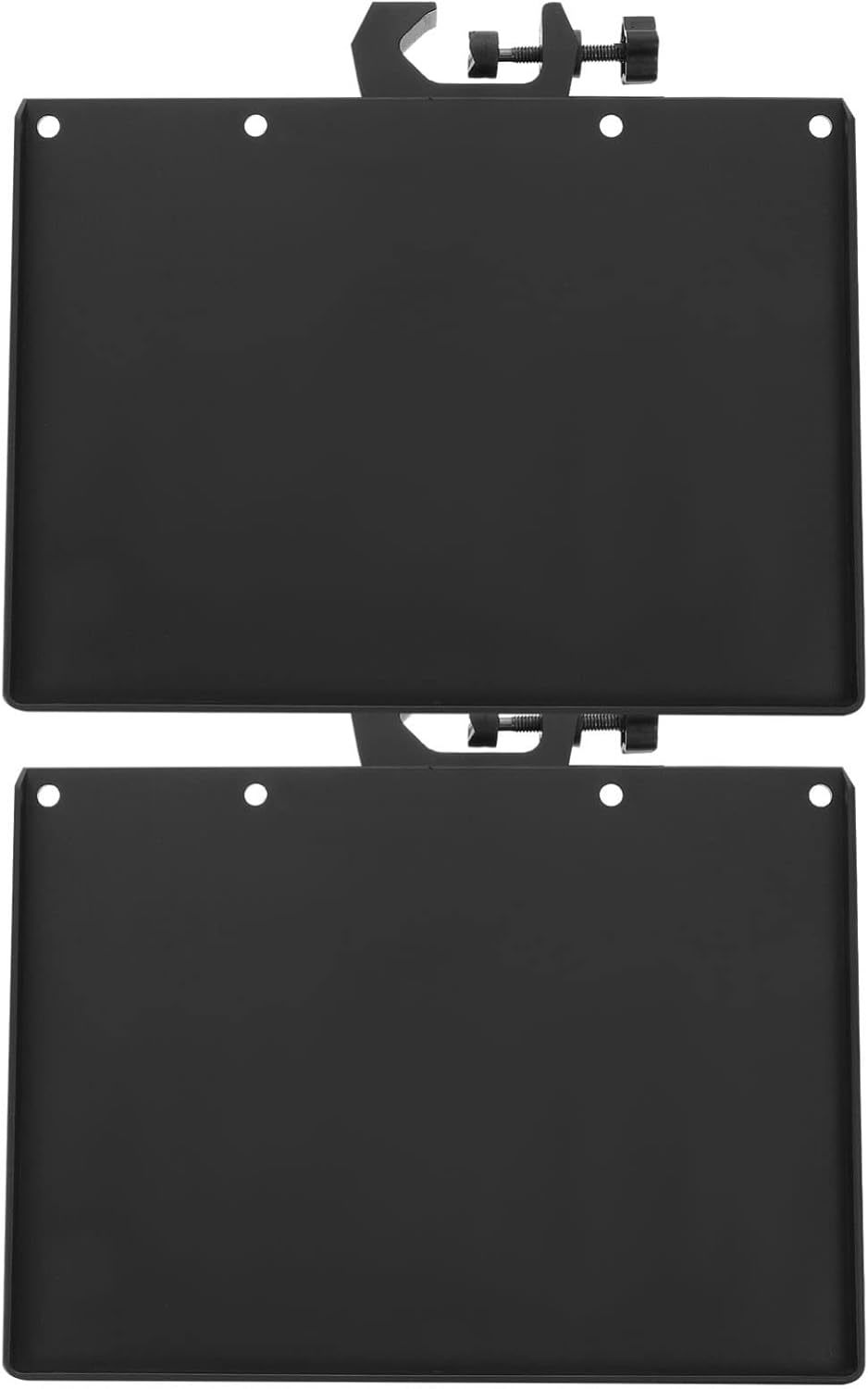 Heallily 2Pcs Adjustable Clamp-On Rack Tray Holder Mic Rack Stand Tray U... - $29.98