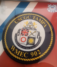 COAST GUARD USCGC TAMPA WMEC-902 HOOK &amp; LOOP  PATCH - £5.97 GBP