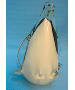 Penguin Art Glass Bird Figurine Paperweight Sun-catcher Black White #2 - £22.33 GBP