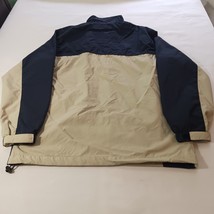 North End CORINTHIAN Men's Beige & Black Full Zip Windbreaker Jacket Size Medium image 2