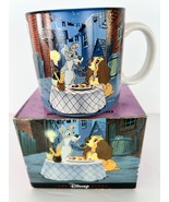 VTG Walt,  Disney Store Lady and the Tramp Dogs Coffee Cup/Mug in Box - $354.85 MXN