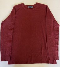 Karen Scott Plush Seamed Sweater, Merlot- Sz S - $15.97