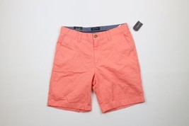 New Nautica Mens Size 30 Above Knee Golf Deck Chinos Chino Shorts Pink Cotton - £38.91 GBP